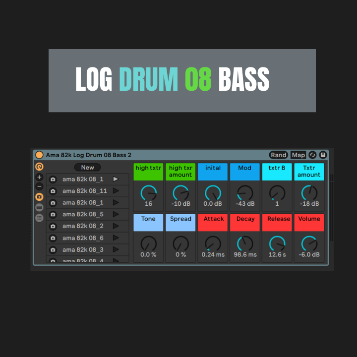 5 Log Drum instrument Racks