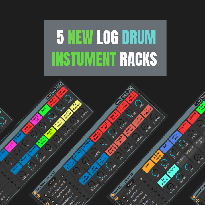 5 Log Drum instrument Racks