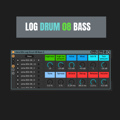 5 Log Drum instrument Racks